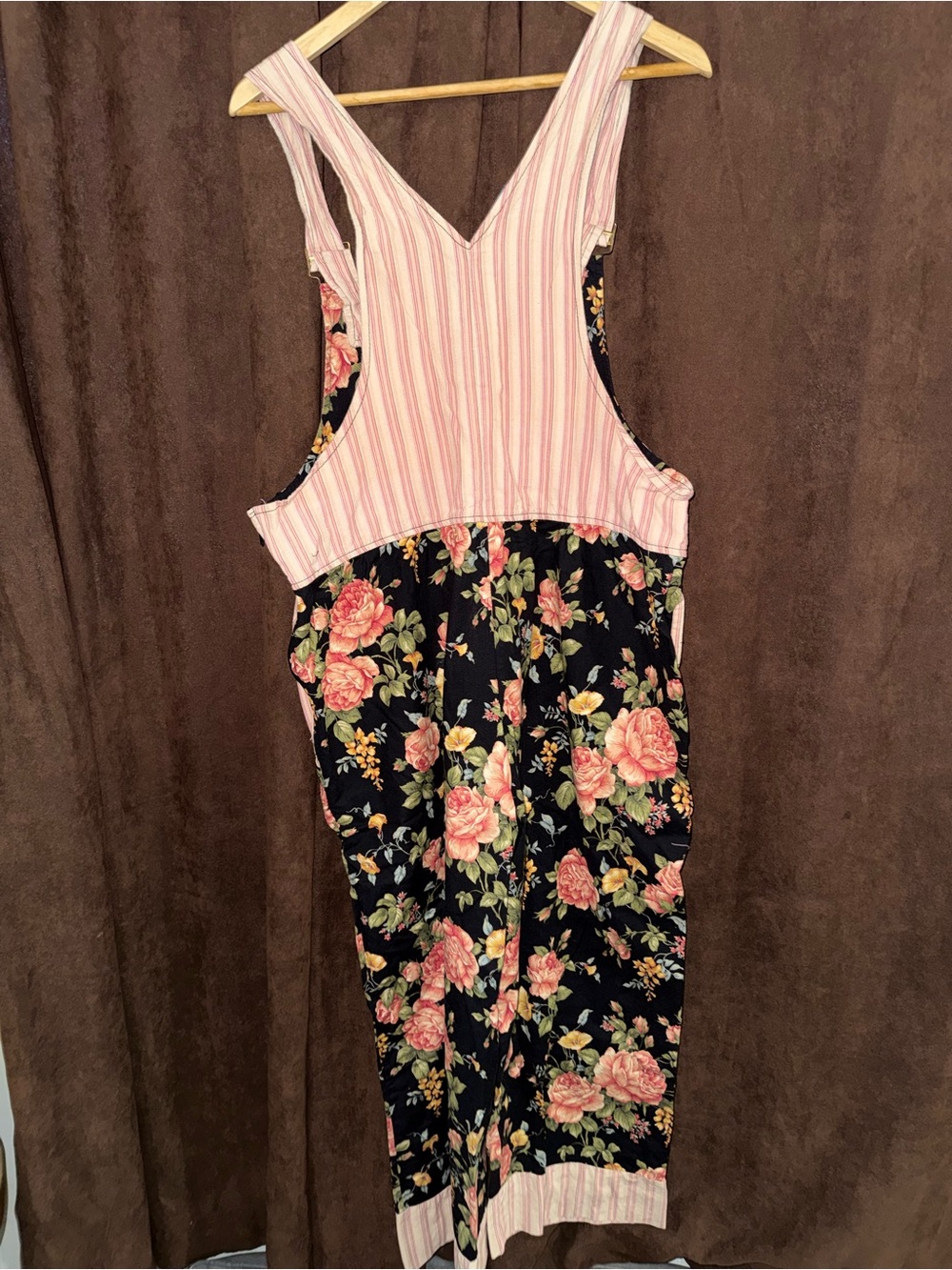 Dee’s Designs Handmade Floral Overalls Vintage 80s 90s Cottagecore Jumpsuit - Picture 6 of 6